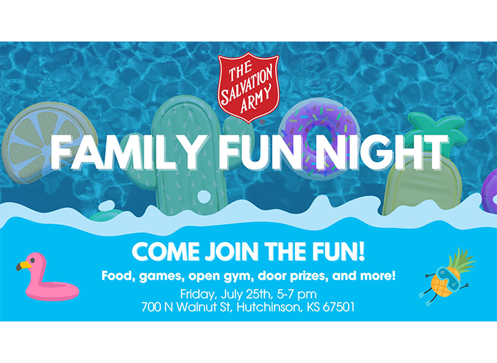 Event Promo Photo For Family Fun Night at the Salvation Army