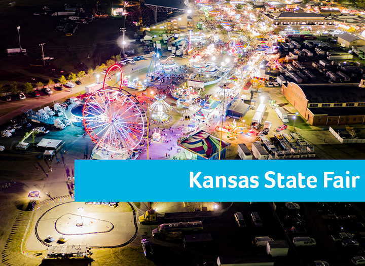 Event Promo Photo For Parker McCollum with Priscilla Block at the Kansas State Fair