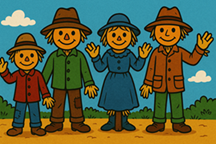 Event Promo Photo For 2026 Buhler Frolic: Scarecrows on Parade