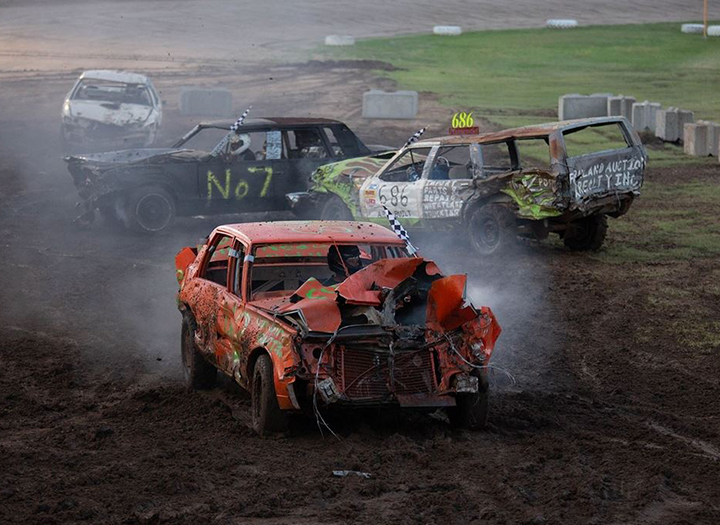 Event Promo Photo For Demolition Derby at the Kansas State Fai