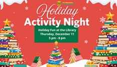 Holiday Activity Night at the Hutchinson Public Library Photo