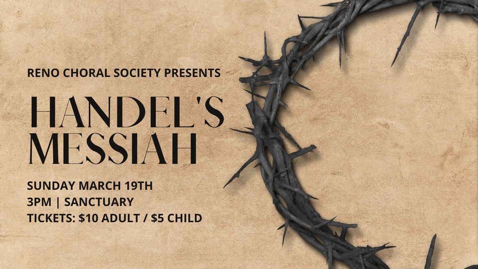 Event Promo Photo For Reno Choral Society presents 'Handel's Messiah'