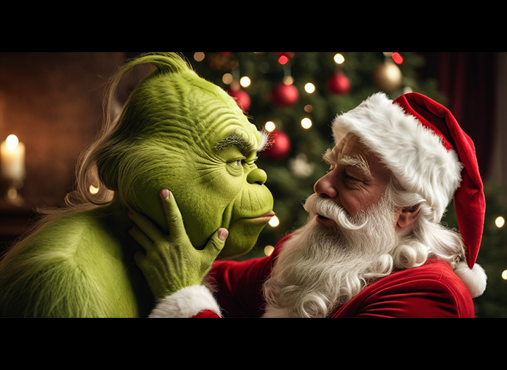 Event Promo Photo For Meet Santa...AND The Grinch!
